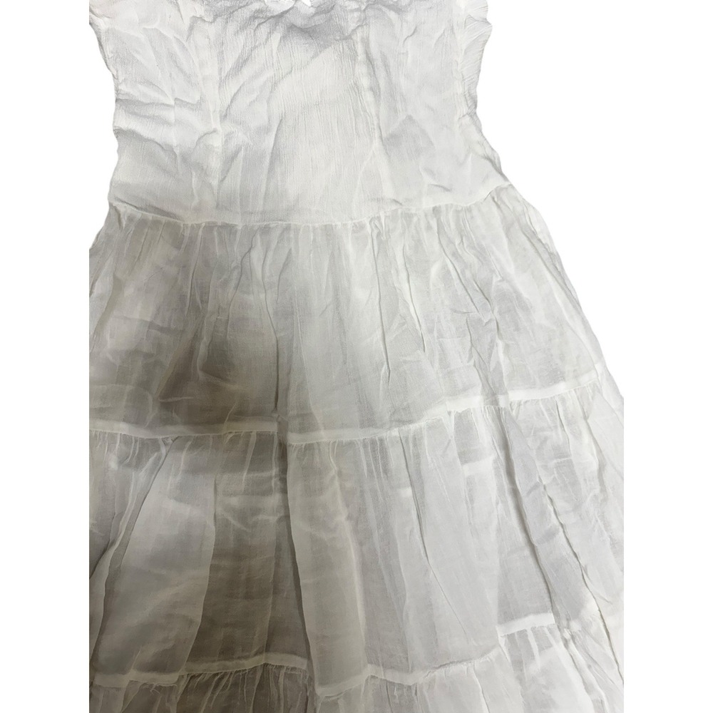 Free People A Little Extra Endless Summer Halter Maxi Dress Ivory Size Medium - Picture 8 of 13